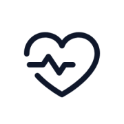 Kategooriaikoon: heartbeat (Phosphor – tavaline)